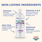 Pet Scholars Oatmeal & Aloe Conditioner Skin Soothing Itch-Relief (16 fl oz) - Pet Shampoo & Conditioner 6